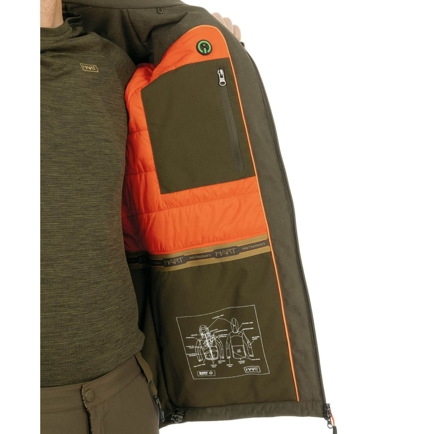  Hart Hunting jacket Taunus WR-J (Dark Olive)