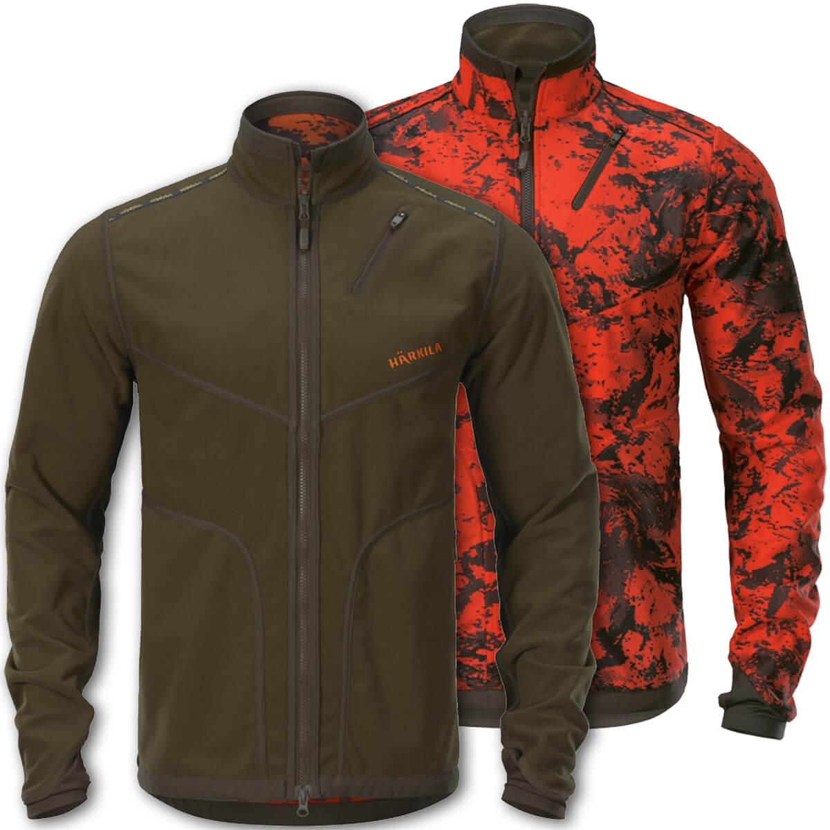 Härkila reversible fleecejacket Wildboar Pro - Driven Hunt