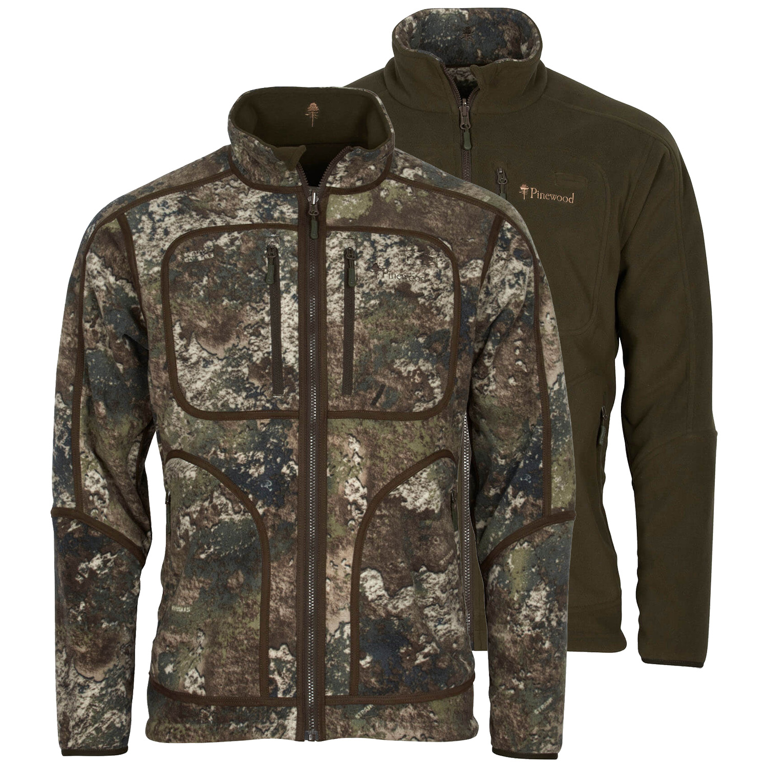 Pinewood reversible jacket Furudal (strata/brown) - Hunting Jackets