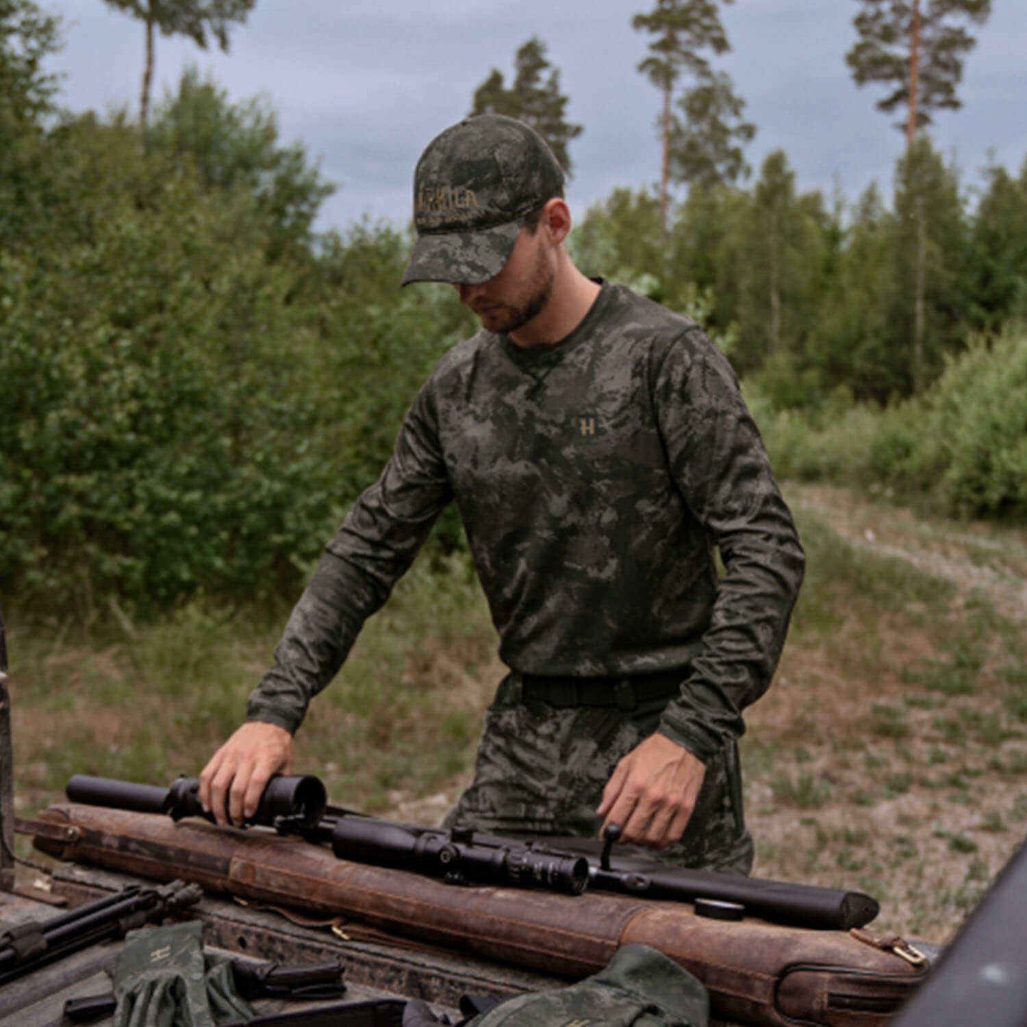 Härkila long sleeve shirt Noctyx Camo