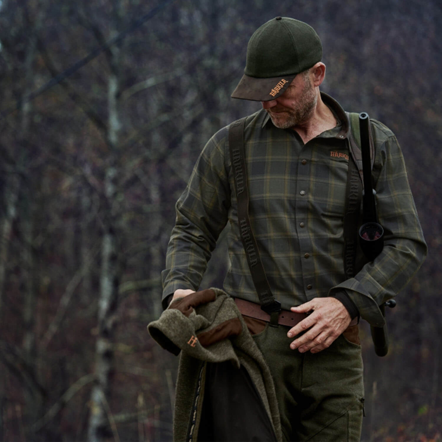  Härkila Hunting shirt Metso Active (Willow green check)