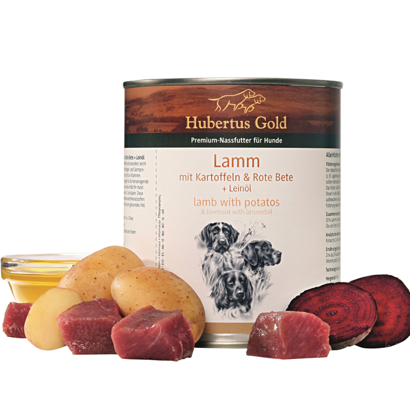 Hubertus Gold Dog Food Lamp (6 Cans)