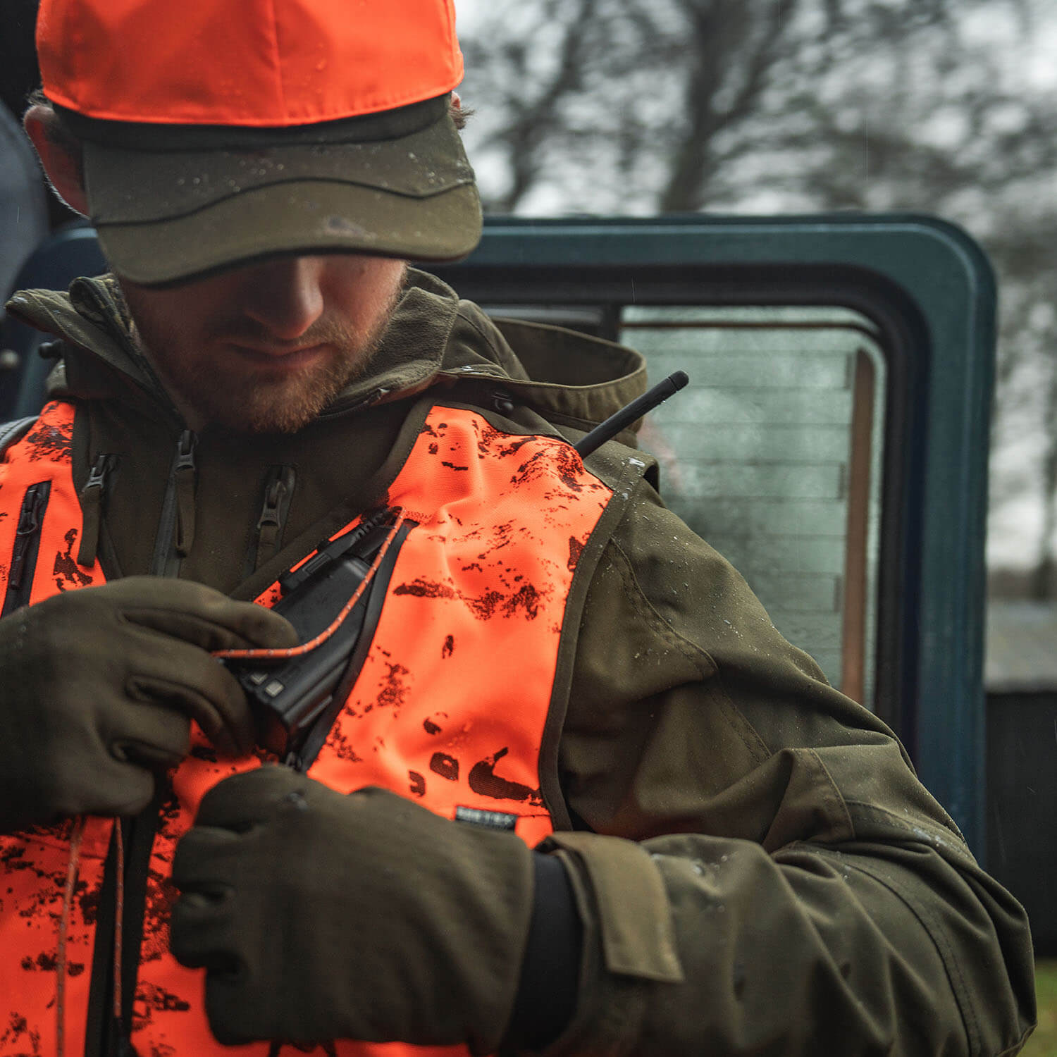  Seeland Hunting waistcoat Trax Blaze (Orange Blaze InVis MPC)