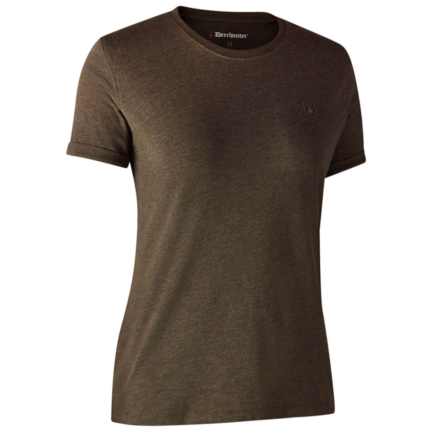Deerhunter Women T-shirt Basic 2er-pack (Brown/Grey)