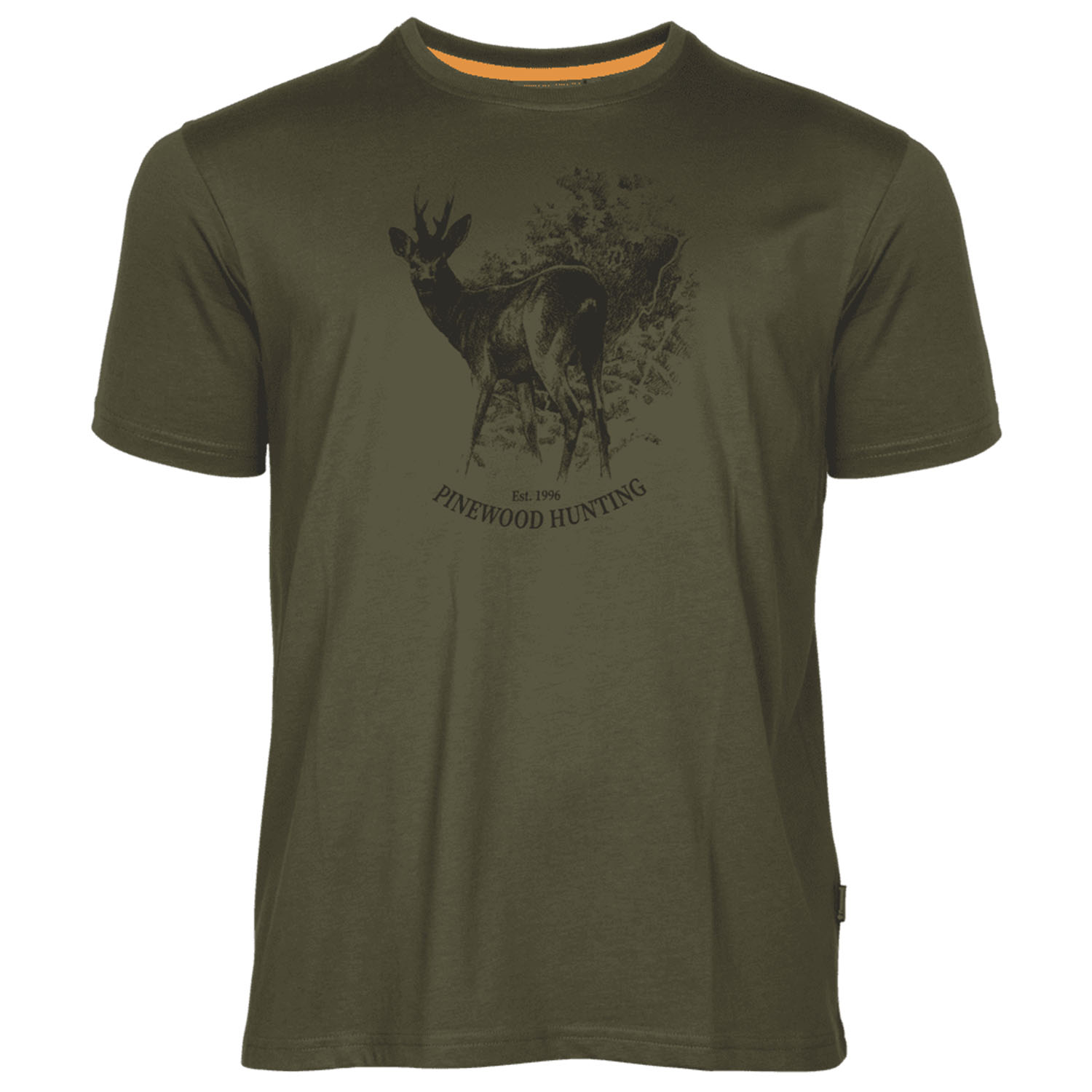  Pinewood Ladies T-Shirt Roe Deer - Women's Hunting Clothing 
