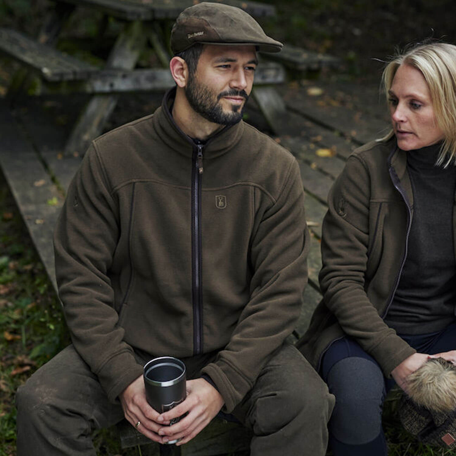  Deerhunter fleece jacket Eagle (Tarmac Green)