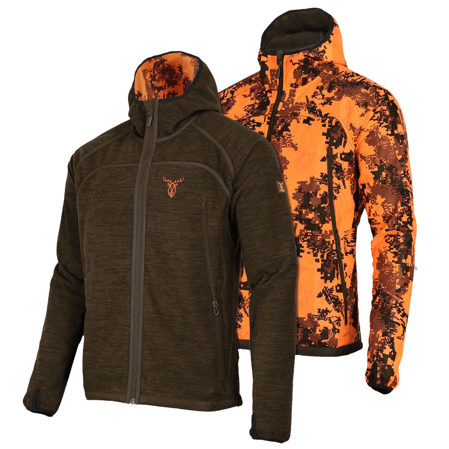 Pirscher Gear Fleece Reversible Jacket Blaze