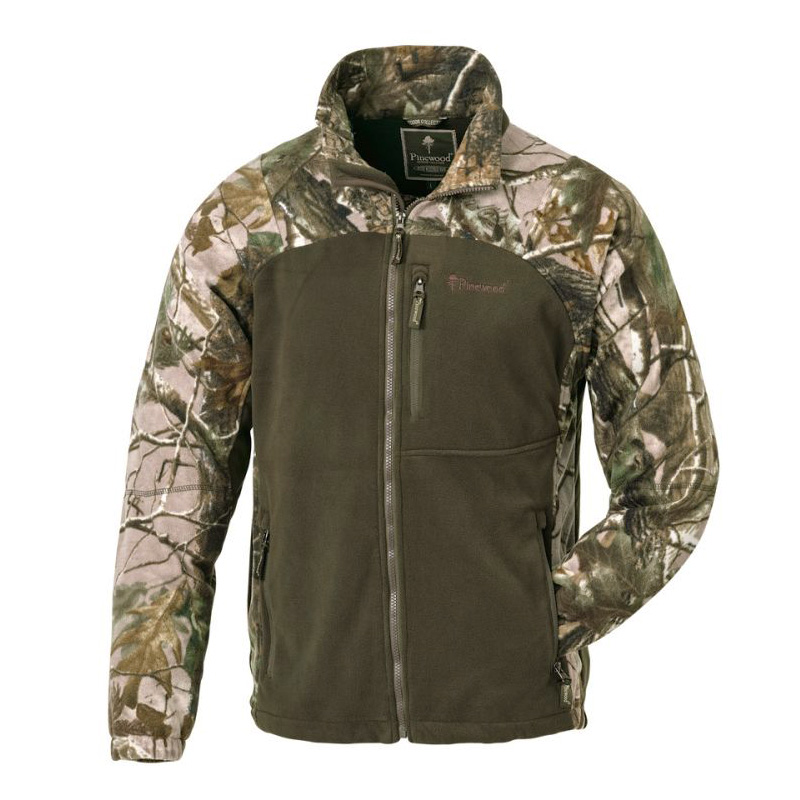 Pinewood Fleece Jacket Oviken - Green/Xtra