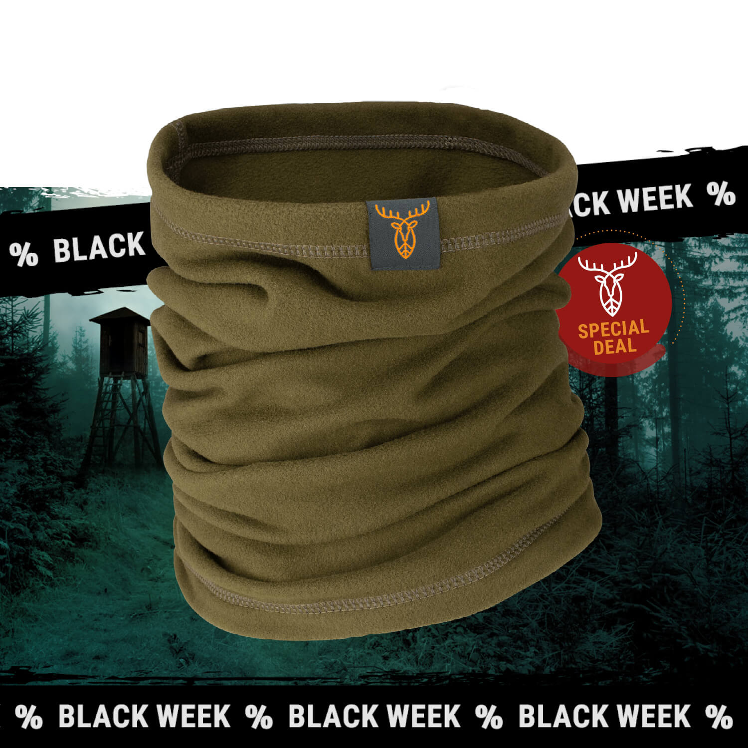 Pirscher Gear Fleece Neck Gaiter