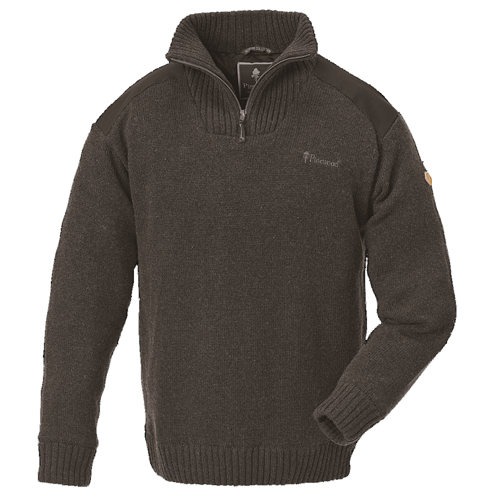 Pinewood Hurricane Sweater (brown) - Sweaters & Jerseys