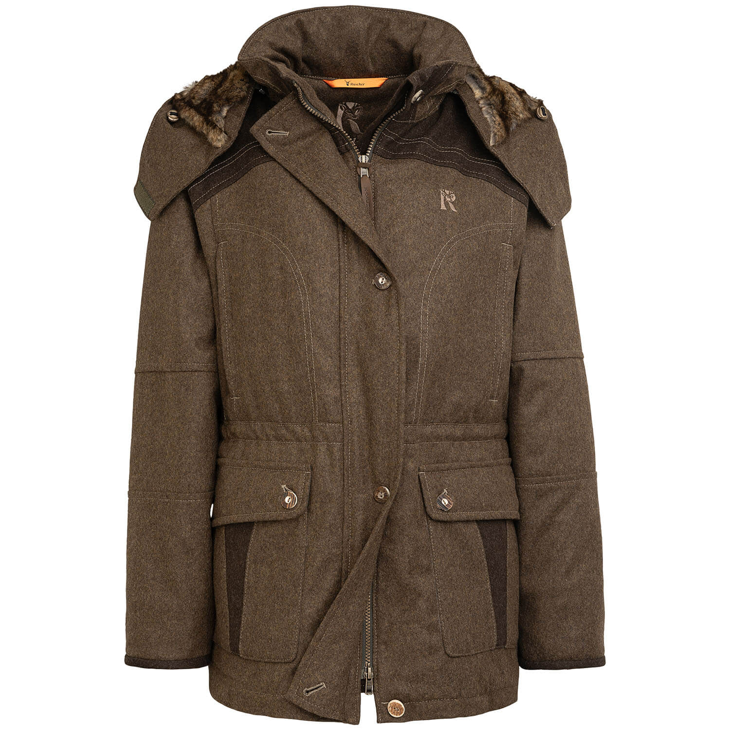 Rascher ladies wool jacket Prestig (brown) - Hunting Jackets