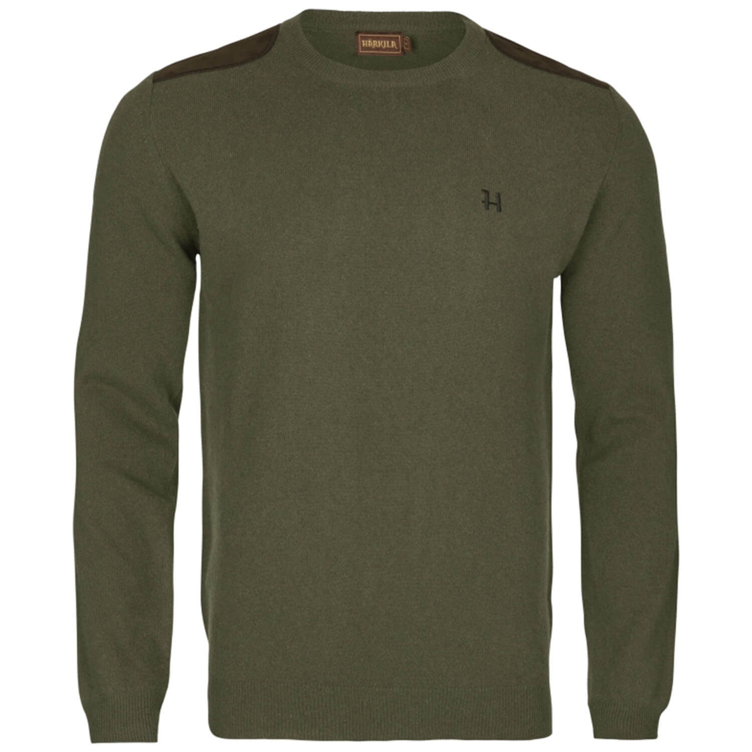  Härkila Wool jumper Arran (Olive) - Winter Hunting Clothing