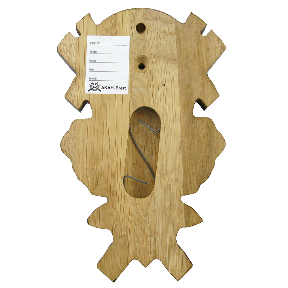 Horn board with mandible box (dark oak, decorated)