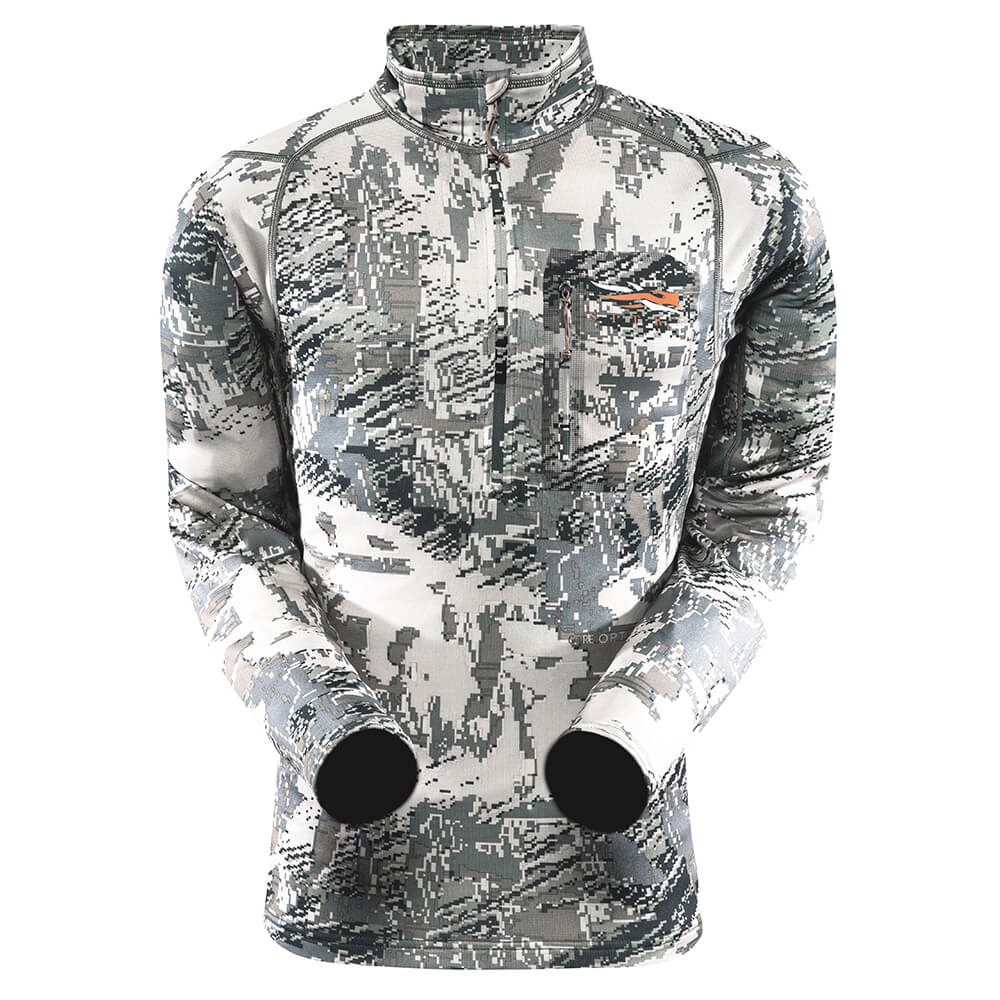 Sitka Gear Core Midweight Zip-T (Open Country) - Camouflage Shirts