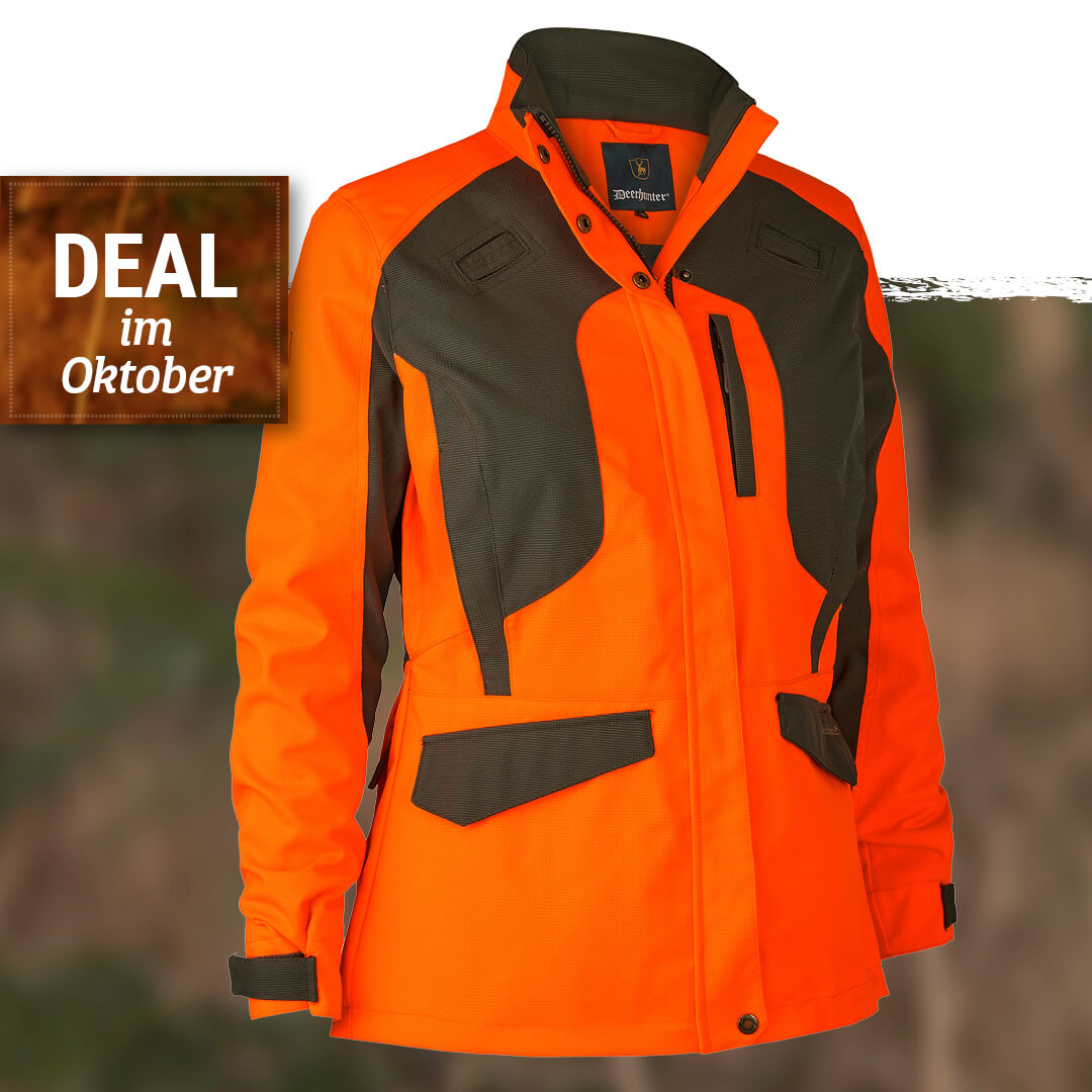  Deerhunter Lady Ann Extreme jacket with membrane (orange) - Women's Hunting Clothing 