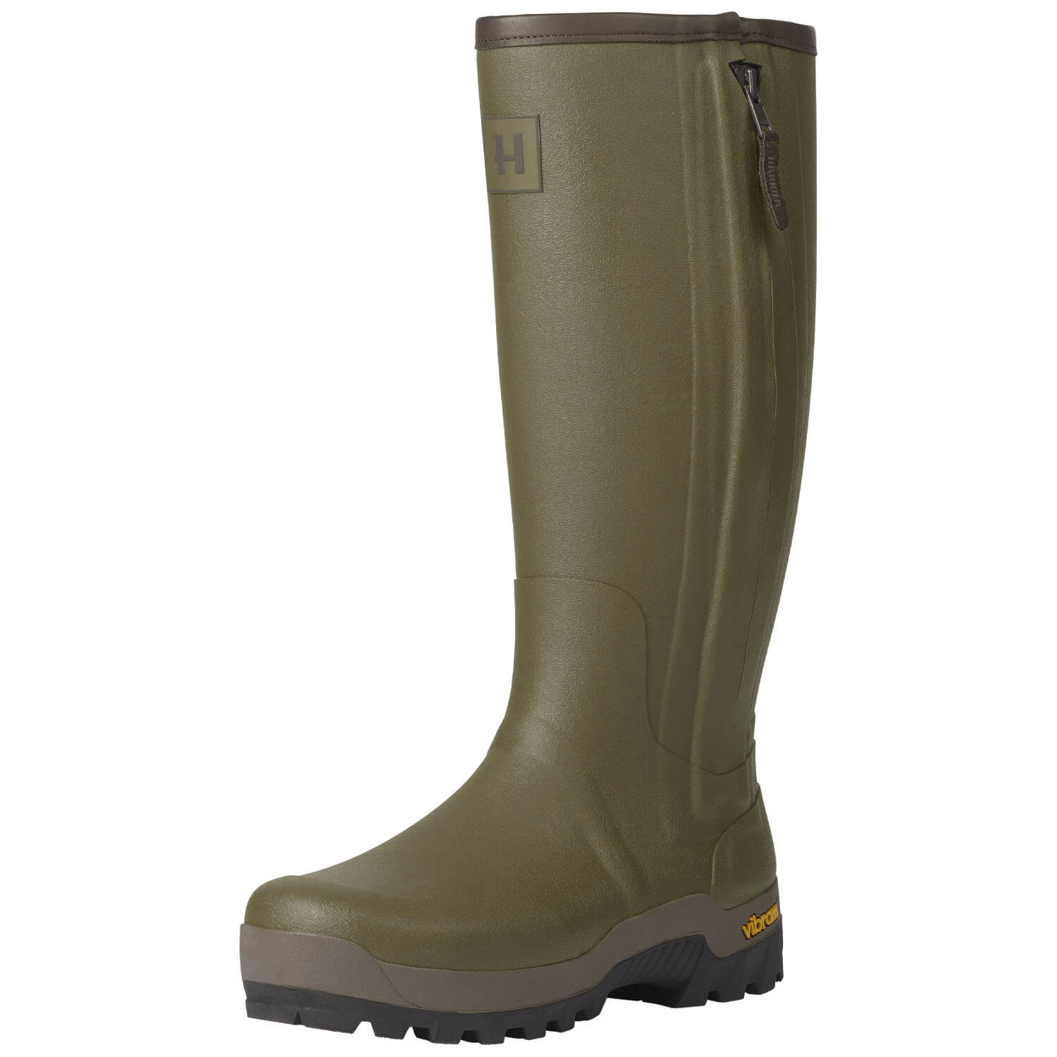 Härkila Rubber Boots Forester Zip (Dark Olive) - Footwear