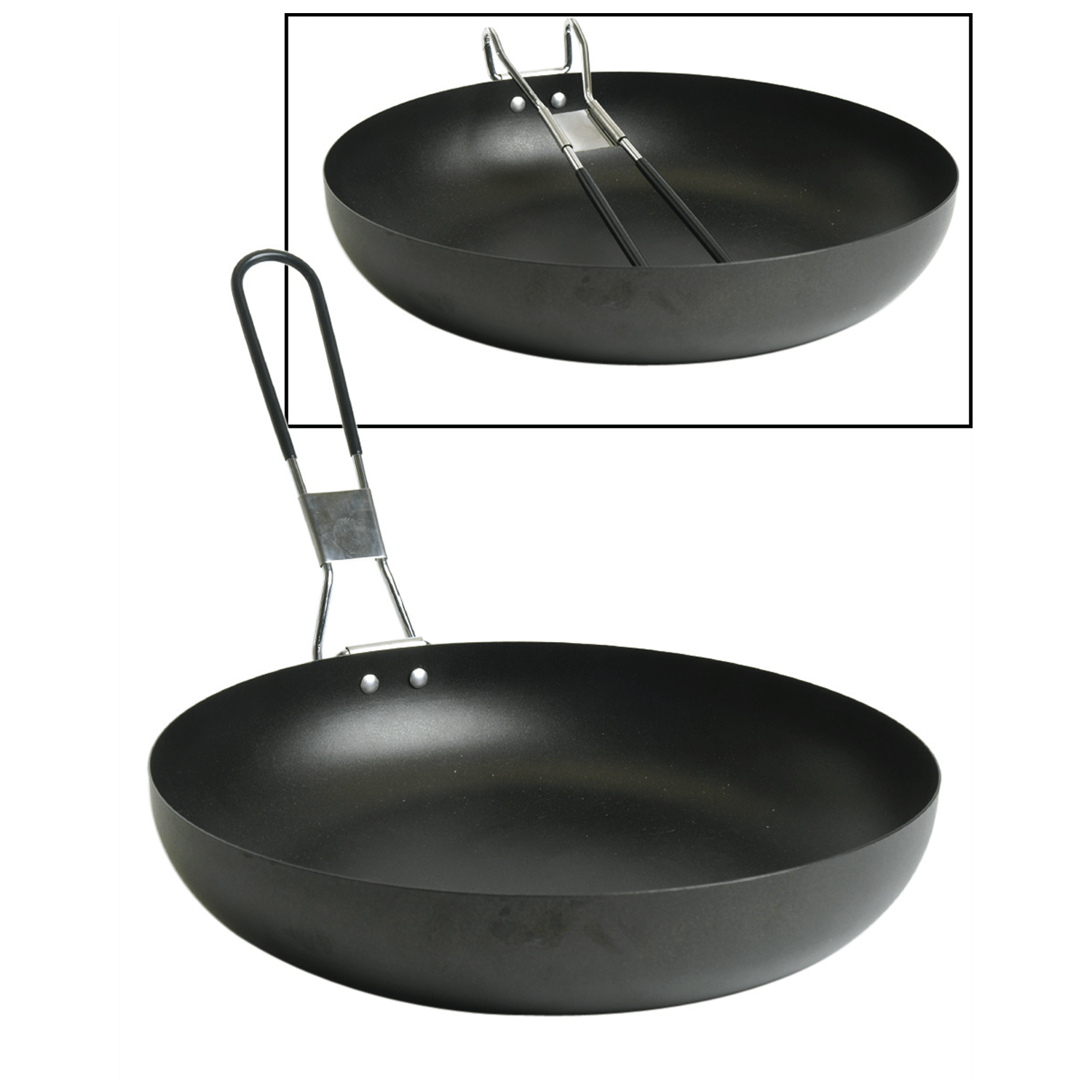 Mil-Tec pan with foldable stock - Outdoor Kitchen