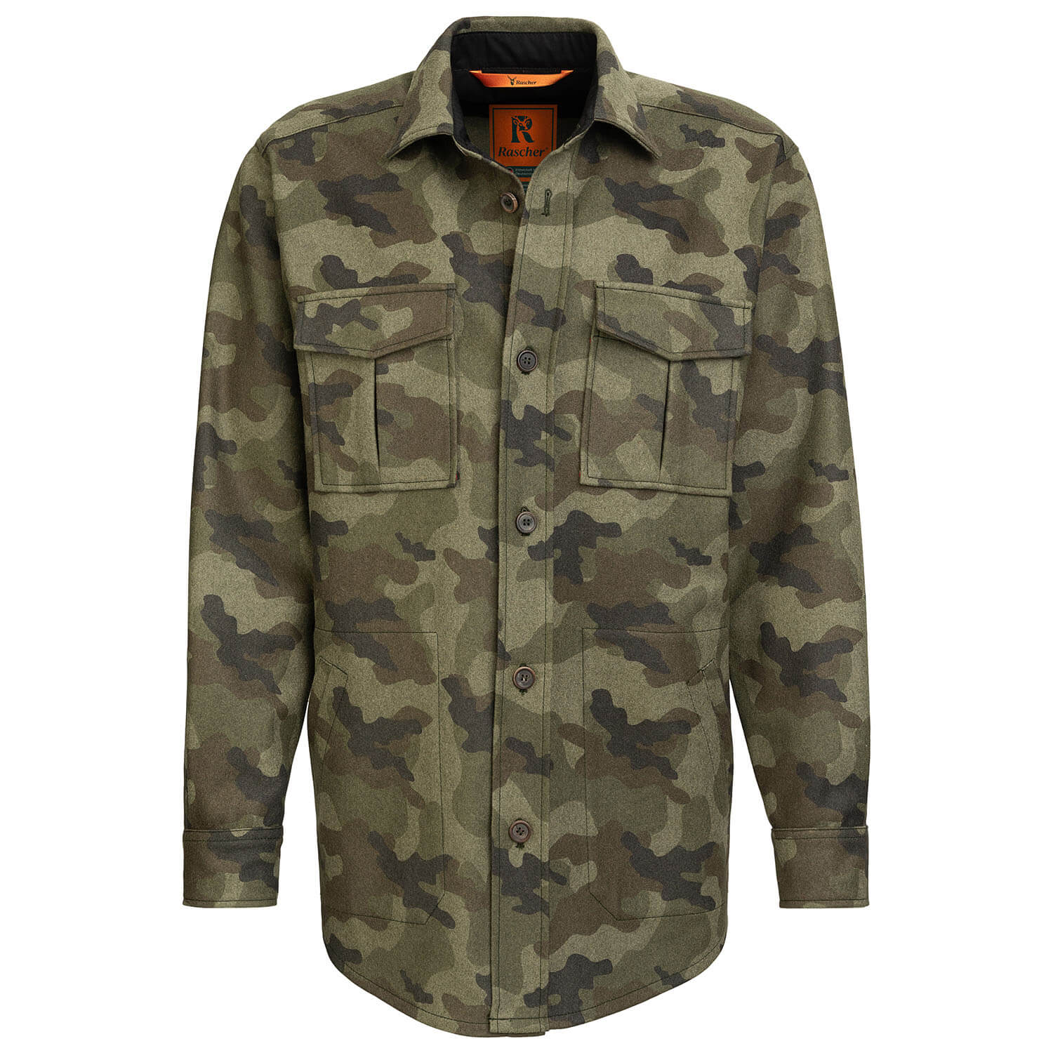Rascher Camo Loden Shirt Stalking Franz (Green) - Hunting Shirts