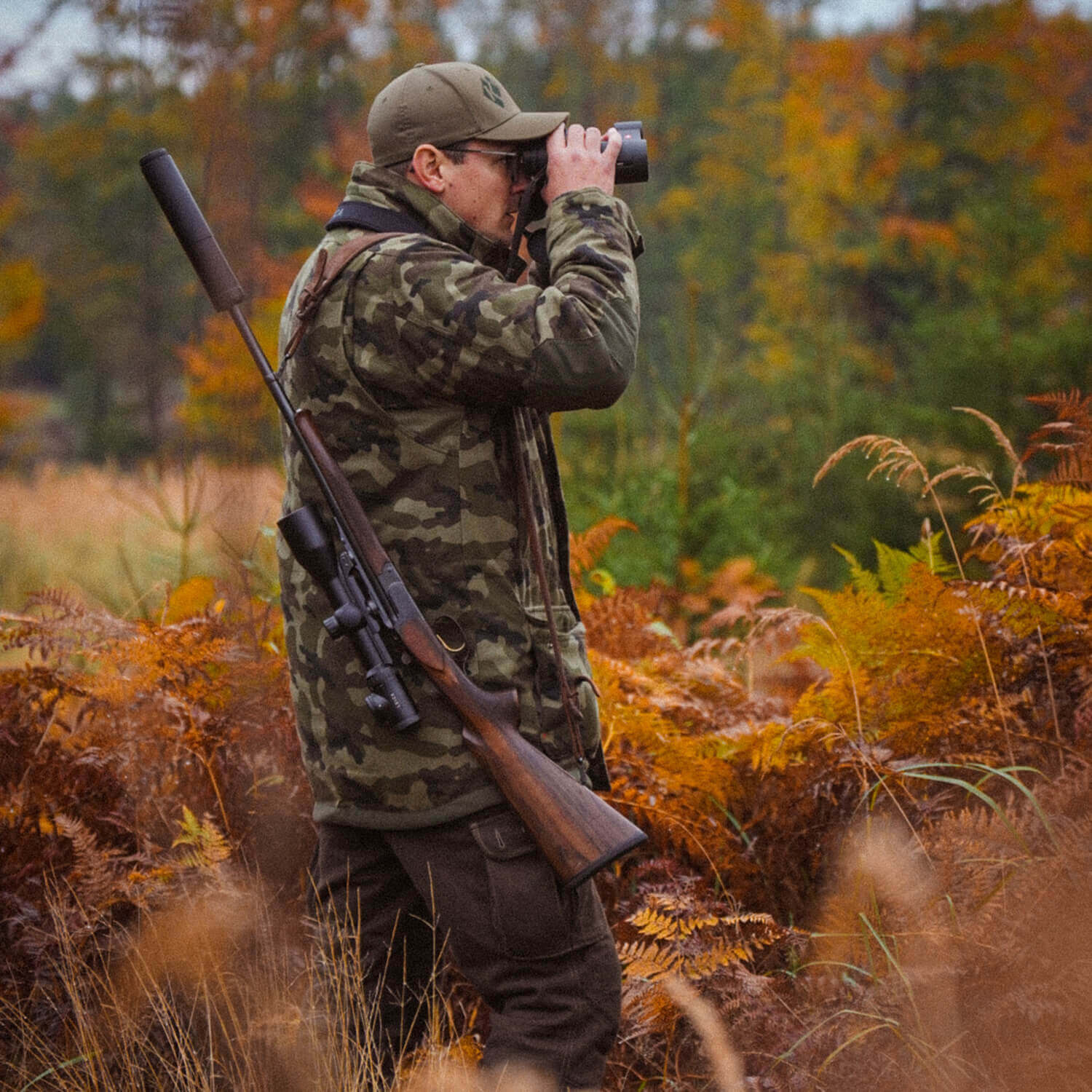 Rascher camo-lodenjacket (Green)