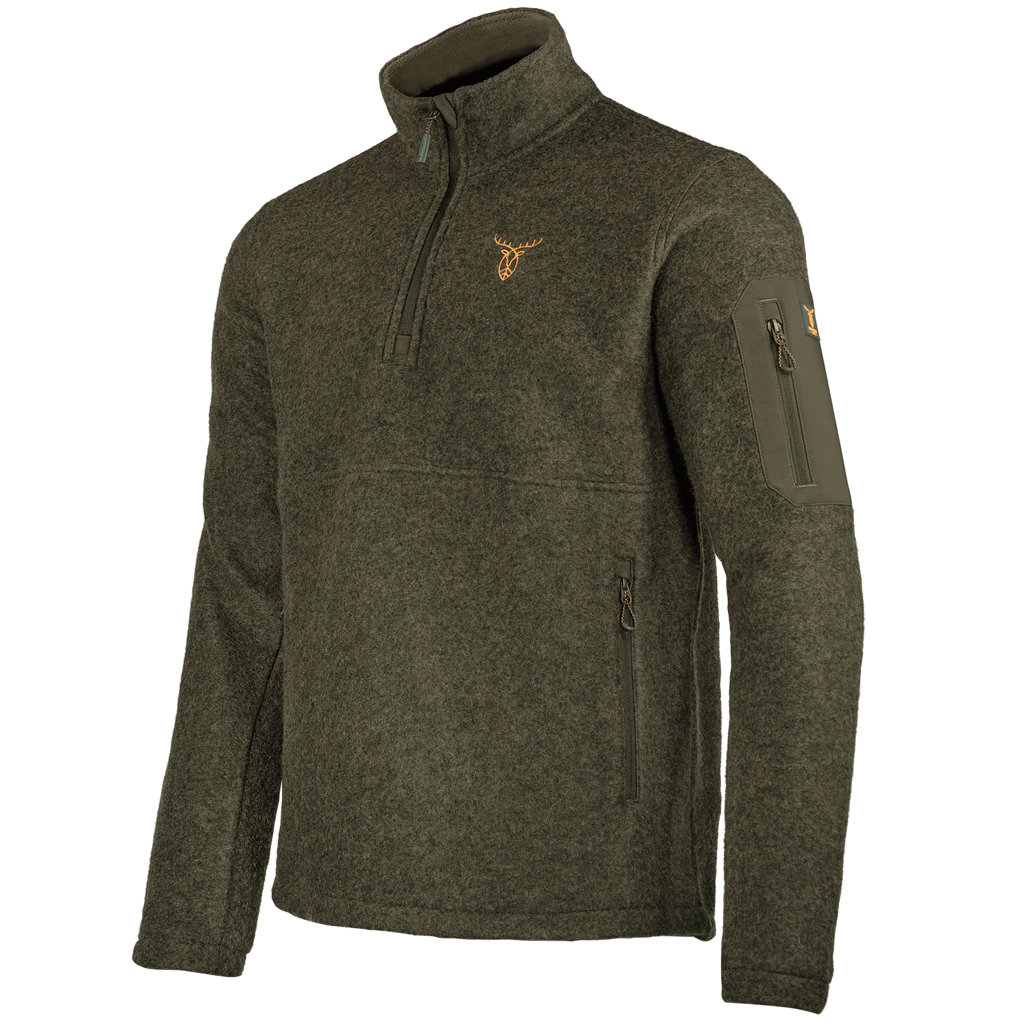 Pirscher Gear Summit Wool Pullover - Winter Hunting Clothing