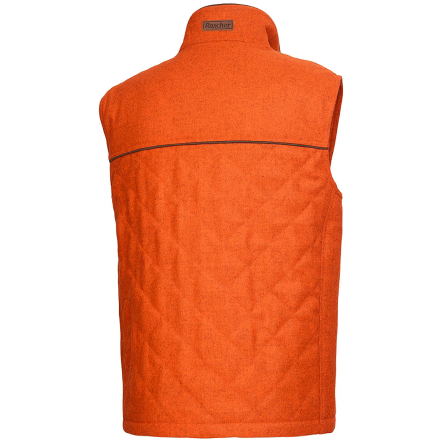 Rascher quilted waistcoat orange