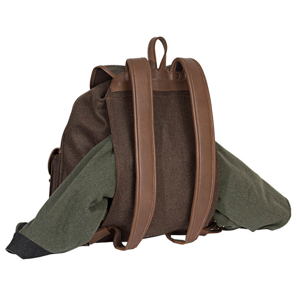 AKAH Loden backpack (green/brown)