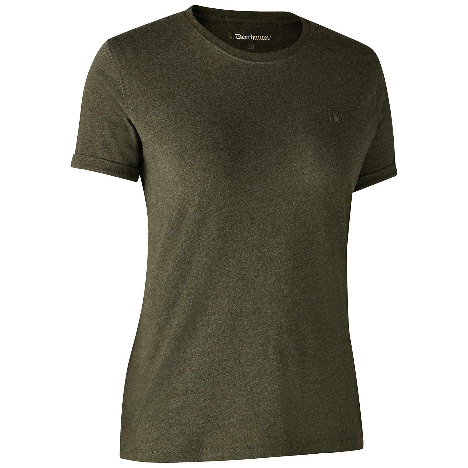 Deerhunter Women T-shirt Basic 2er-pack (Green/Brown)